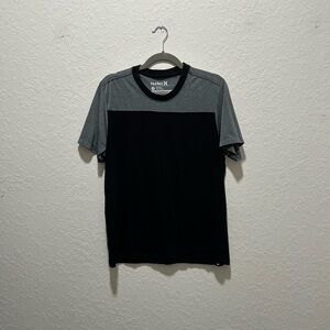 Hurley Dri Fit Men's Black and Gray Shirt